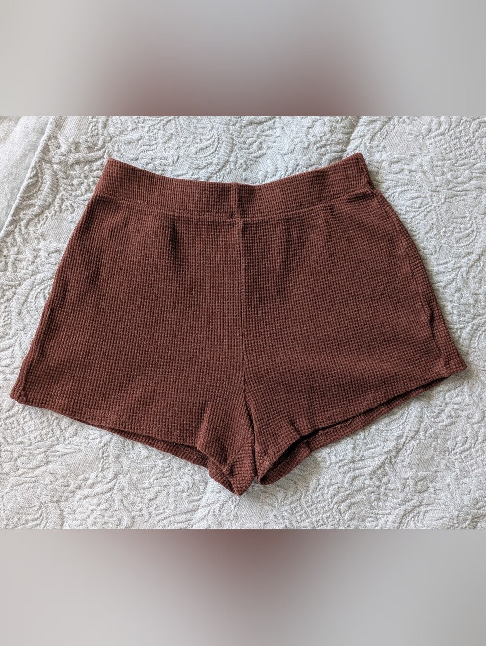 Reformation Waffle Knit Shorts